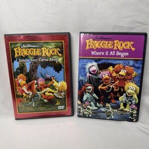 Jim Henson Fraggle Rock Dance Your Cares Away Where It All Began Lot 2 DVDs